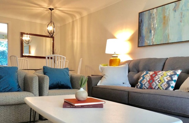 MidCentury Modern Downtown Home with Hot Tub by Historic Train Depot