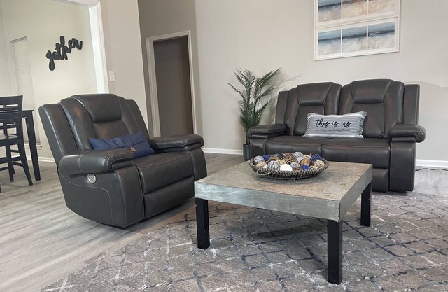 Minutes from UNCC, this pristine, single-level home is perfect for family fun!