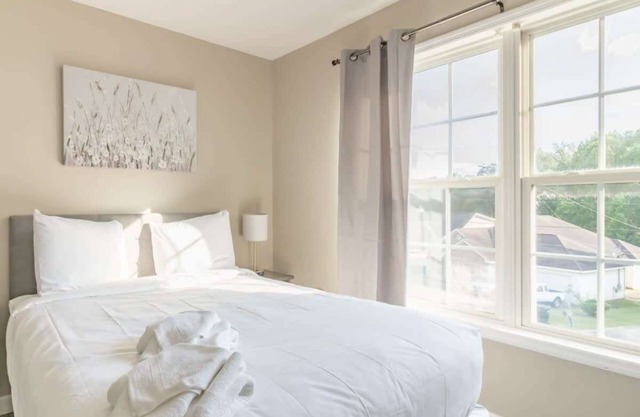 Minutes to Ft Moore! Two-Story Oasis, Moore Bliss