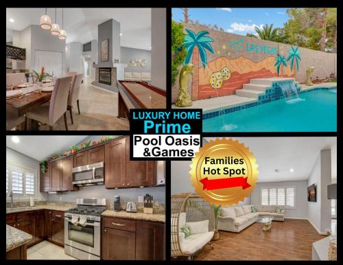 Mirage Pool House - Heart of LV, Swimming Pool, Games, heavenly relaxation