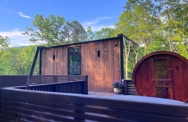 Mirror Häus in mountains! Ice bath, sauna, cedar tub, & large outdoor living.