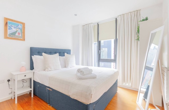 Modern 1BD Flat, 6 min walk to Old Street Station