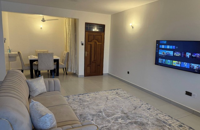 Modern 3BR Penthouse in Nyali with Pool, Netflix & Free Parking 5 Mins to Beach