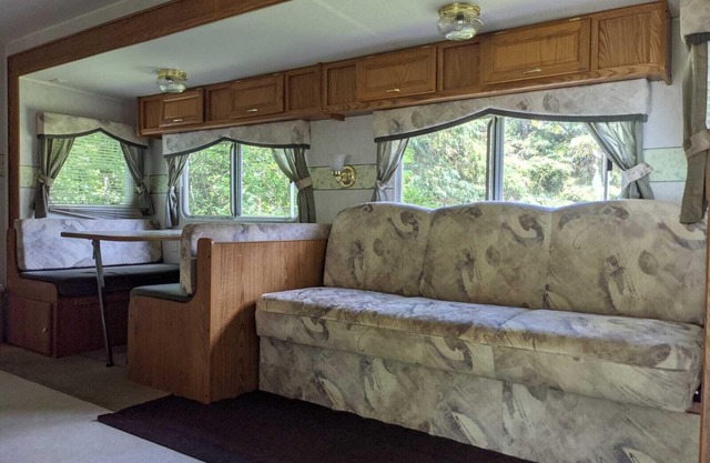 Modern, clean trailer, waterview at small campground (The Terry)