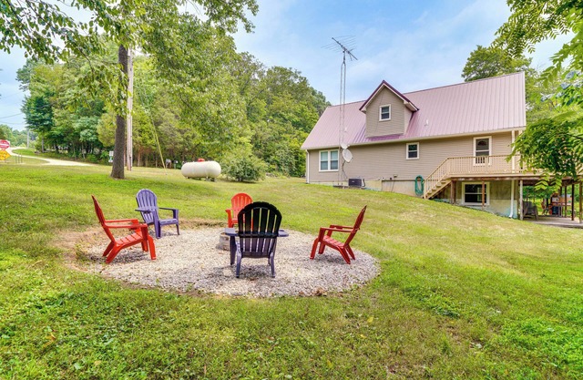 Modern Eckerty Home w/Deck on Patoka Lake!