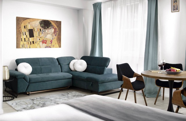 Modern, elegant downtown apartment offers 5-star hotel quality luxury bedding