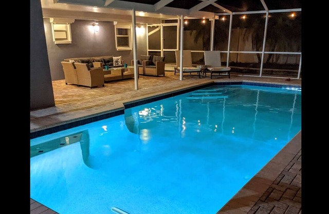 Modern home with private pool and local beaches.