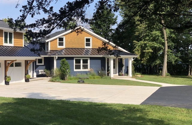 Modern Lake House with Hot Tub, Gym, & More!