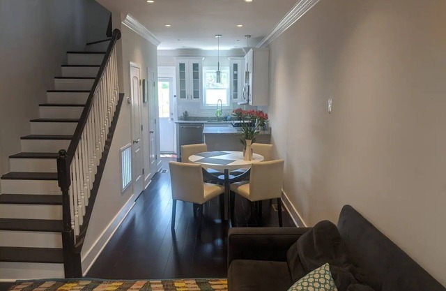 Modern rowhouse to rent short term in vibrant Columbia Heights