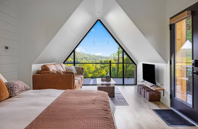Moonlight Ridge | A-Frame, Hot Tub, & Fire Pit with Views!