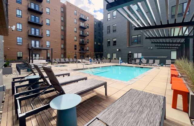 Mountain Lines & Slatted Calm | Cozy Modern Loft