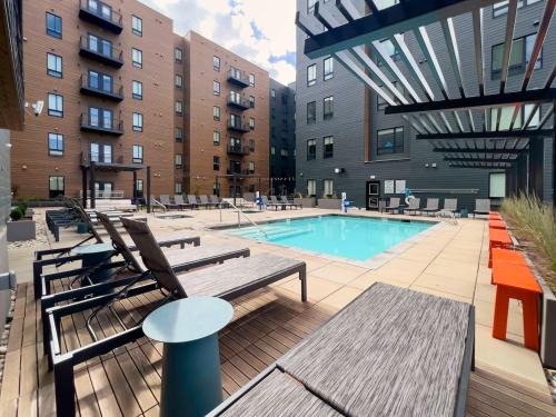 Mountain Lines & Slatted Calm A Cozy Modern Loft