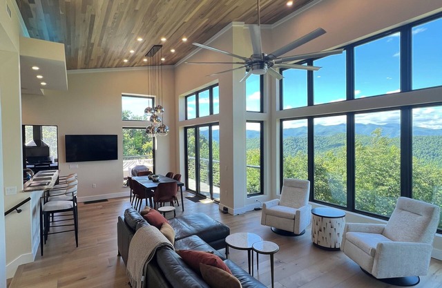 Mountain Top Home with amazing views from every room.
