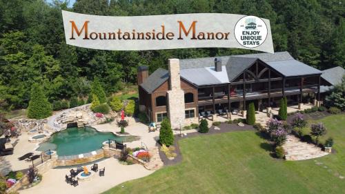 Mountainside Manor l Custom pool & movie theater
