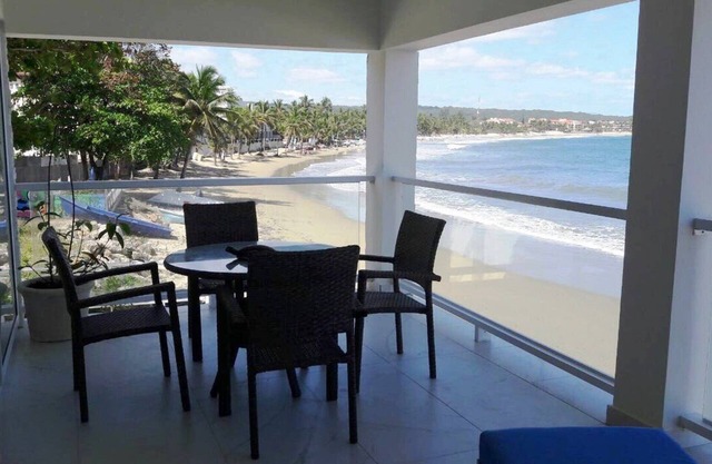 New 2BD Beachfront Condo in Central Cabarete, Sea Views, Near Everything!