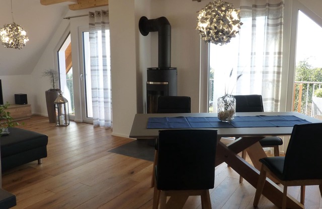 new apartment - high quality u. tastefully decorated with a fireplace near Europa Park