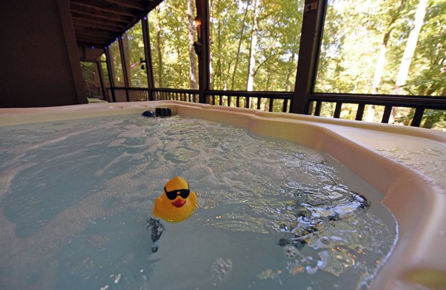 NEW! Creekside Cabin w/new hot tub & firepit!