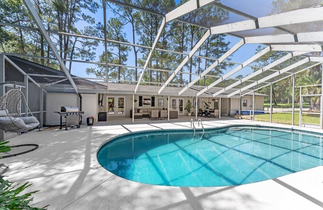 NEW! Designer Pet-Friendly Retreat with Heated Pool