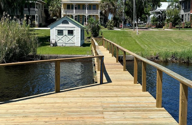 NEW! Riverfront Home with DOCK- South Historic District- Bring Your Boat!