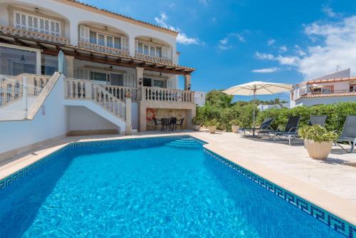 NEW! Villa Cala Marsal Front Sea View, Pool, BBQ, AC free