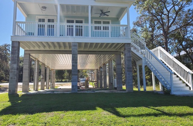 Newer riverfront home with great views and boat slip