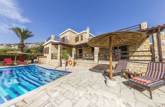 Newly Built Luxury Stone Villa With Private Pool In Central Peyia