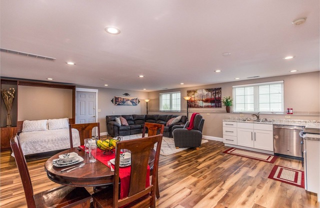 Newly finished daylight basement