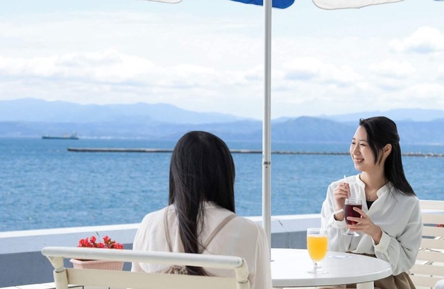 Nonsmoking Ocean view Westernstyle twin room /Ibusuki Kagoshima