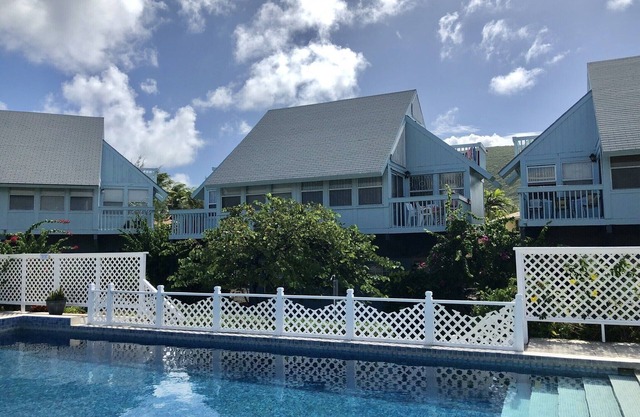 Number 12 Sealofts In St Kitts, Poolside Condo In Tropical Beachside Gardens