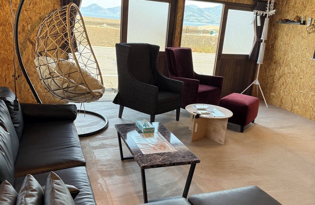 Oceanfront! A renovated old house with a great view from the second floor terrace.