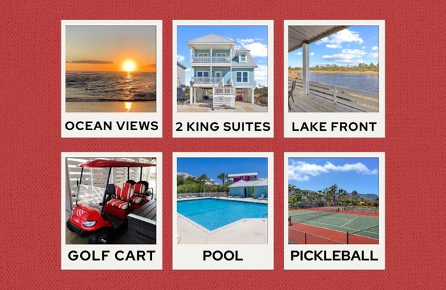 Ocean+Lake Views~HEATED Pool~Pickleball~Golf Cart