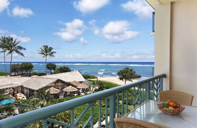 Ocean View 2 Bedroom AC Sleep 6 Pool Water Slides Hot Tub - Best Pool on Kauai!