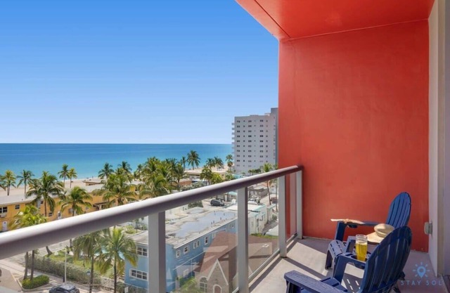 Ocean View Balcony– Rooftop Pool & Hot Tub+ Gym