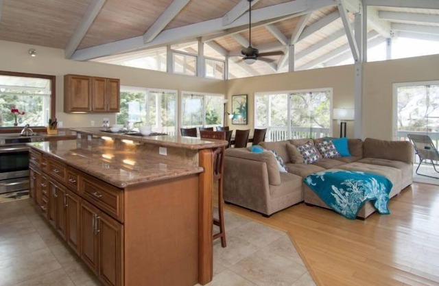 Ocean View Home, in-ground pool, vaulted ceilings, gazebo, decks.