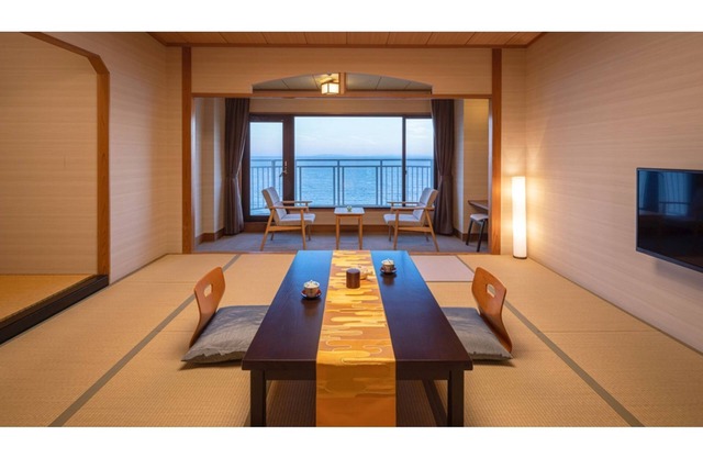 Ocean view Japanesestyle room on the upper floo/Hakodate Hokkaidō