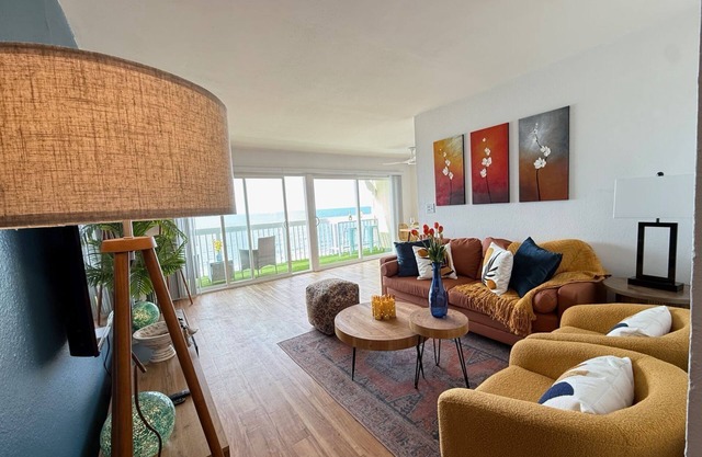 Oceanfront Escape - Steps to Beach - Stunning Views & Balcony