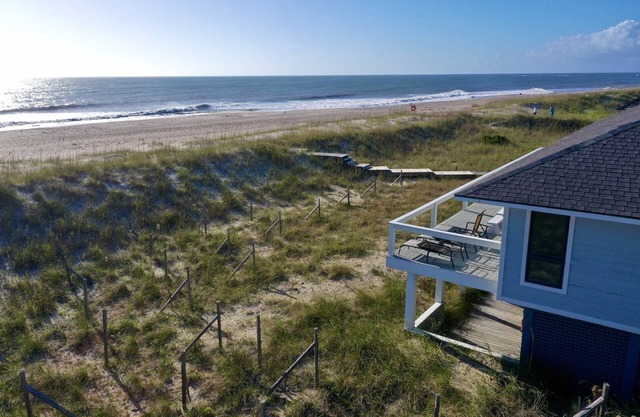 Oceanfront Oasis | Wraparound Deck, Private Beach Access, BHI Club + Golf, 3 Suites, Dog Friendly