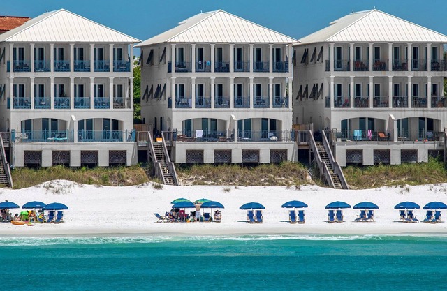 Oceania - Frangista Beach! Gulf Front! Two Pools! Perfect Location! Book Now!