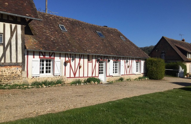 Old Norman farmhouse in the Charentonne valley