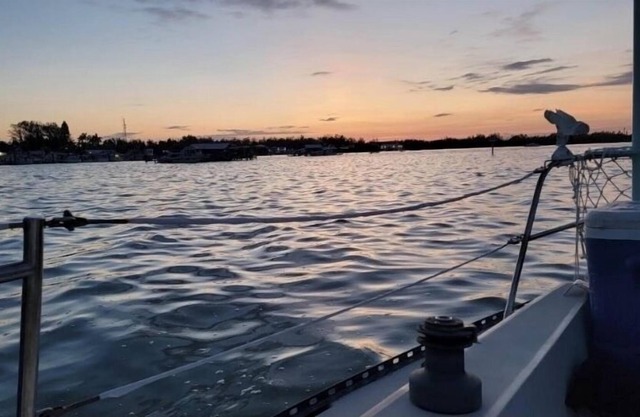 On the bay near the sea