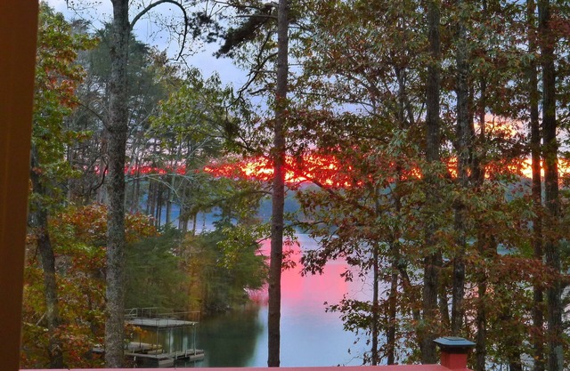 On the LakenLake Living is all about the Lake views, sunsets and the dock!