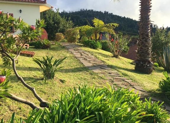 One bedroom house with sea view furnished garden and wifi at Ponta Do Pargo