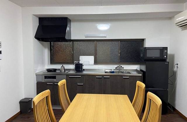 One day only one group [inn of one building rental] Healing inn Kagura [Kushimoto-cho] "Accommodation with small children" The room was clean, air-conditioned and comfortable.