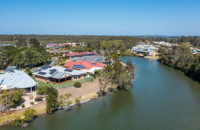 Oyster Cove Sunsets-Nestled along a tranquil canal.