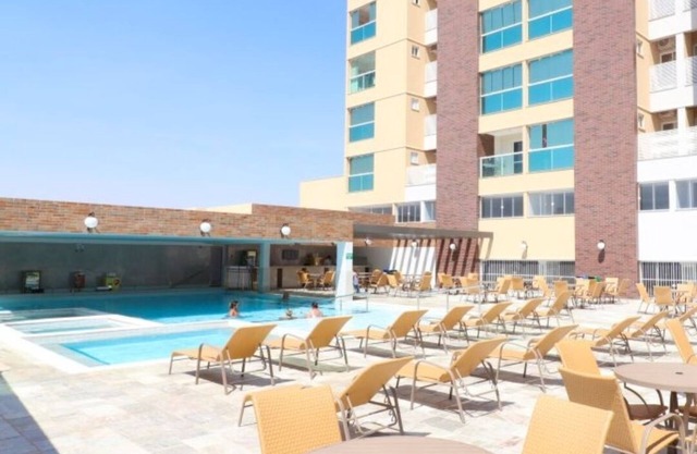 Piazza with access to the Acqua Park