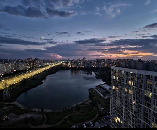 Panoramic view Lebedinny flat