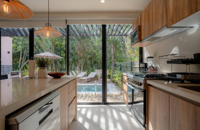 Paradise at its finest with plunge pool, jetted tub, partial AC, & washer/dryer