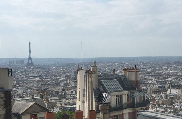 Paris Hilltop Montmartre, Artist Loft, breathtaking views, piano, yoga space.n