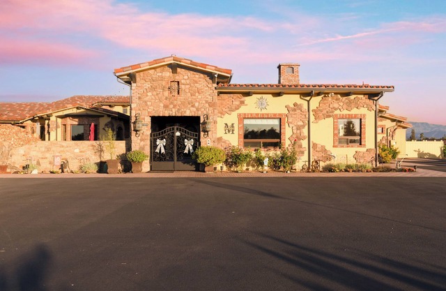 Patio, Fireplace & Soaking Tub | The Casita on 12-Acre Temecula Vineyard Estate