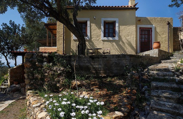 Peace and tranquility among the trees, with breathtaking views of the sea.